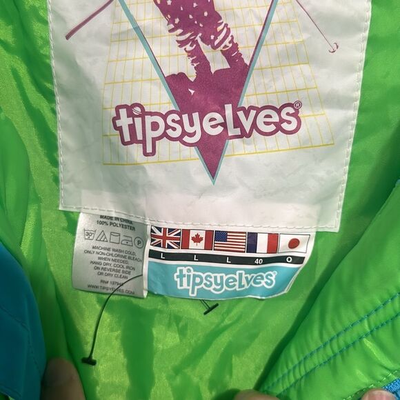 Tipsy Elves Snow Glow Ski Suit L NWOT - Picture 11 of 12